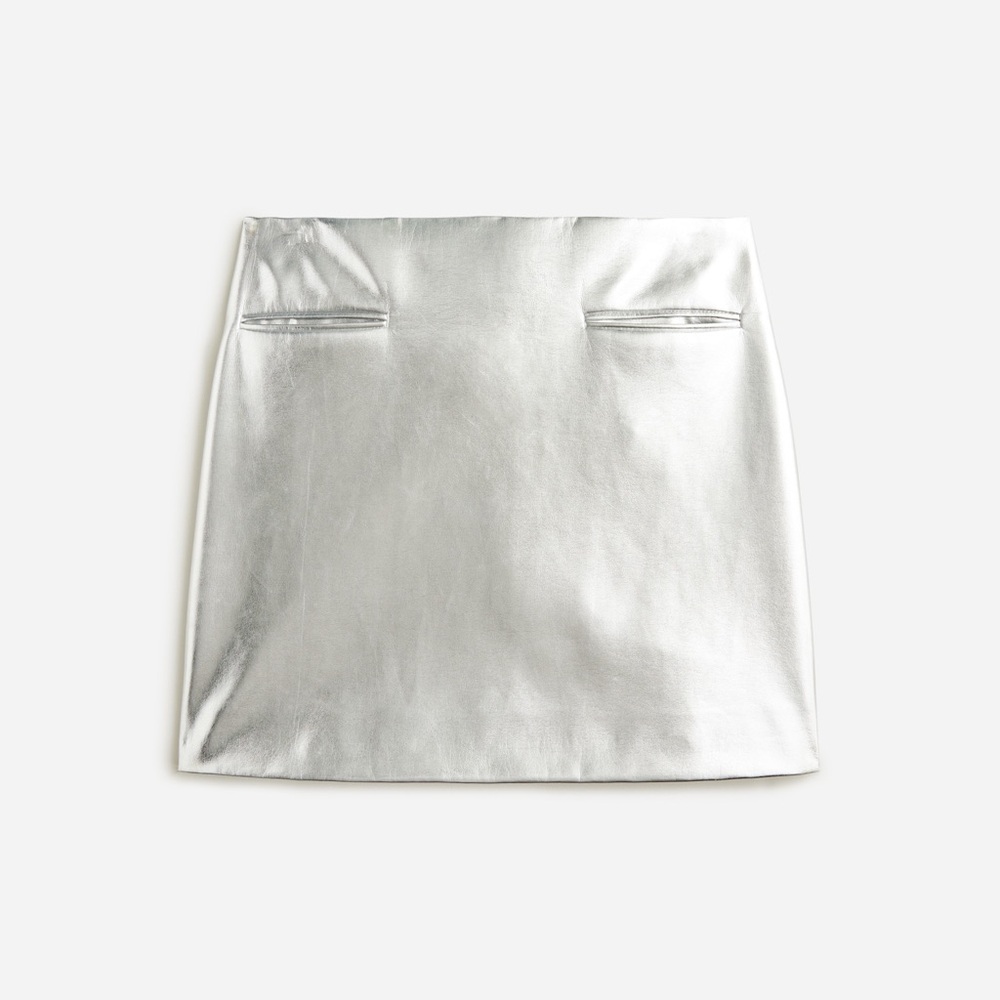 Metallic Mini Skirt | J. Crew